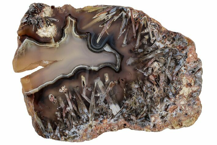 Polished Turkish Stick Agate Slab - Turkey #308001